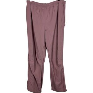Aritzia TNA Mauve Color Nylon Parachute Pants L